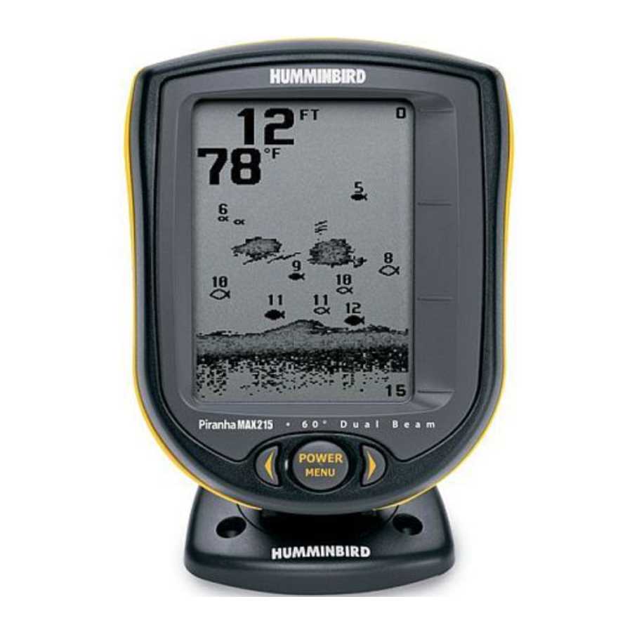 humminbird piranhamax 215 k&auml;ytt&ouml;ohje