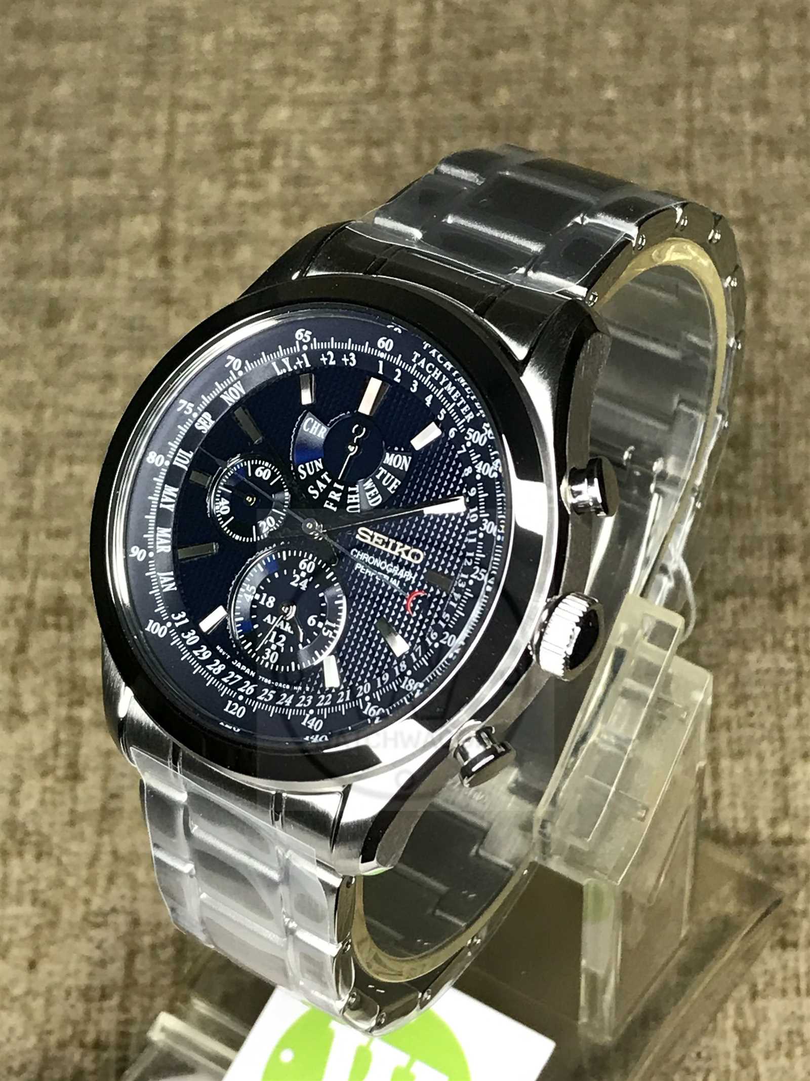 seiko chronograph perpetual spc125 k&auml;ytt&ouml;ohje