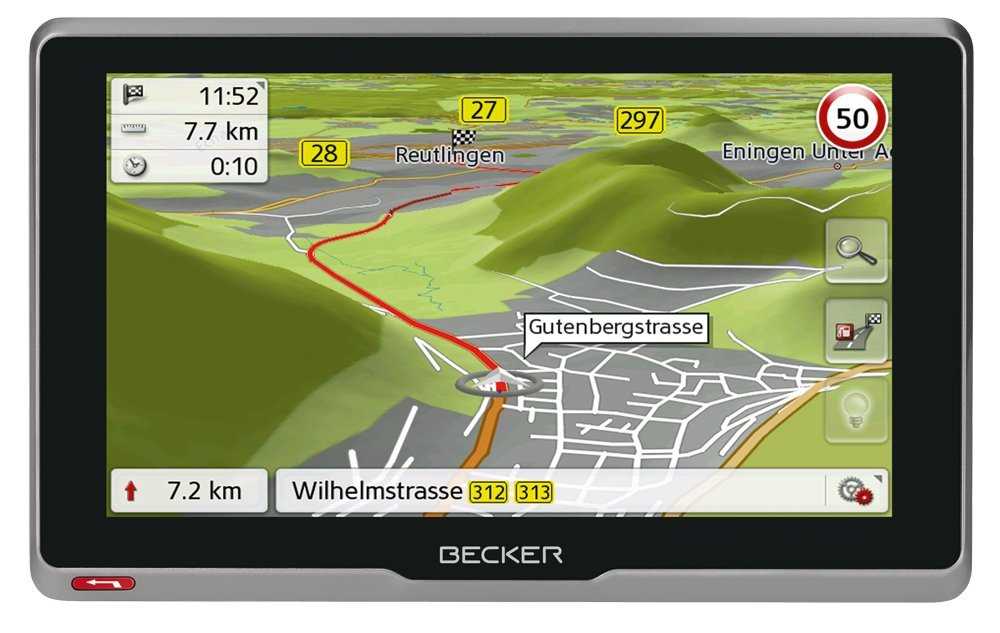 k&auml;ytt&ouml;ohje navikaattoriin becker proactive