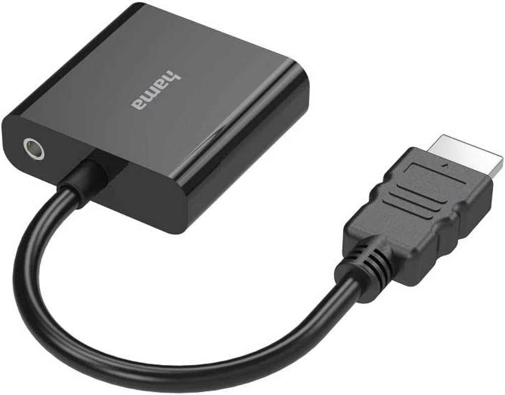 hama adapter hdmi vga k&auml;ytt&ouml;ohje
