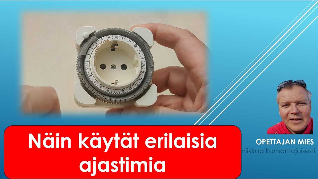 theben kellokytkin k&auml;ytt&ouml;ohje off asento