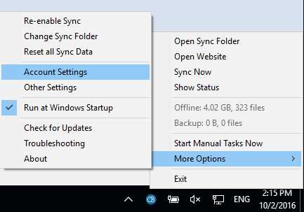backup and sync windows 10 k&auml;ytt&ouml;ohjeet