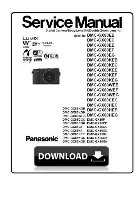 panasonic lumix gx80 k&auml;ytt&ouml;ohje