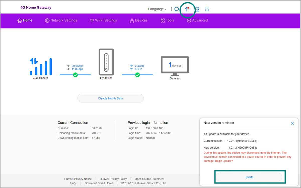 huawei 0682 4g k&auml;ytt&ouml;ohje