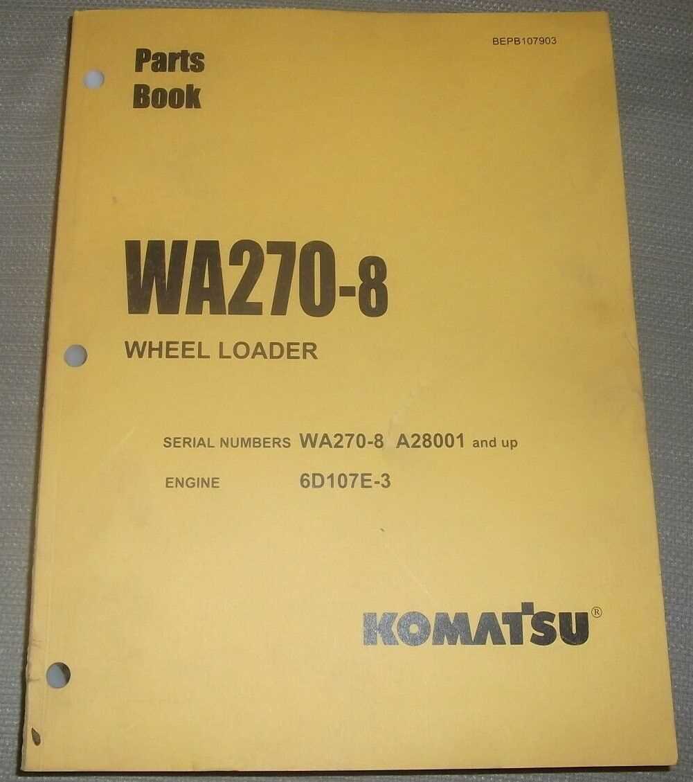komatsu wa 270 käyttöohje komatsu wa 270 käyttöohje