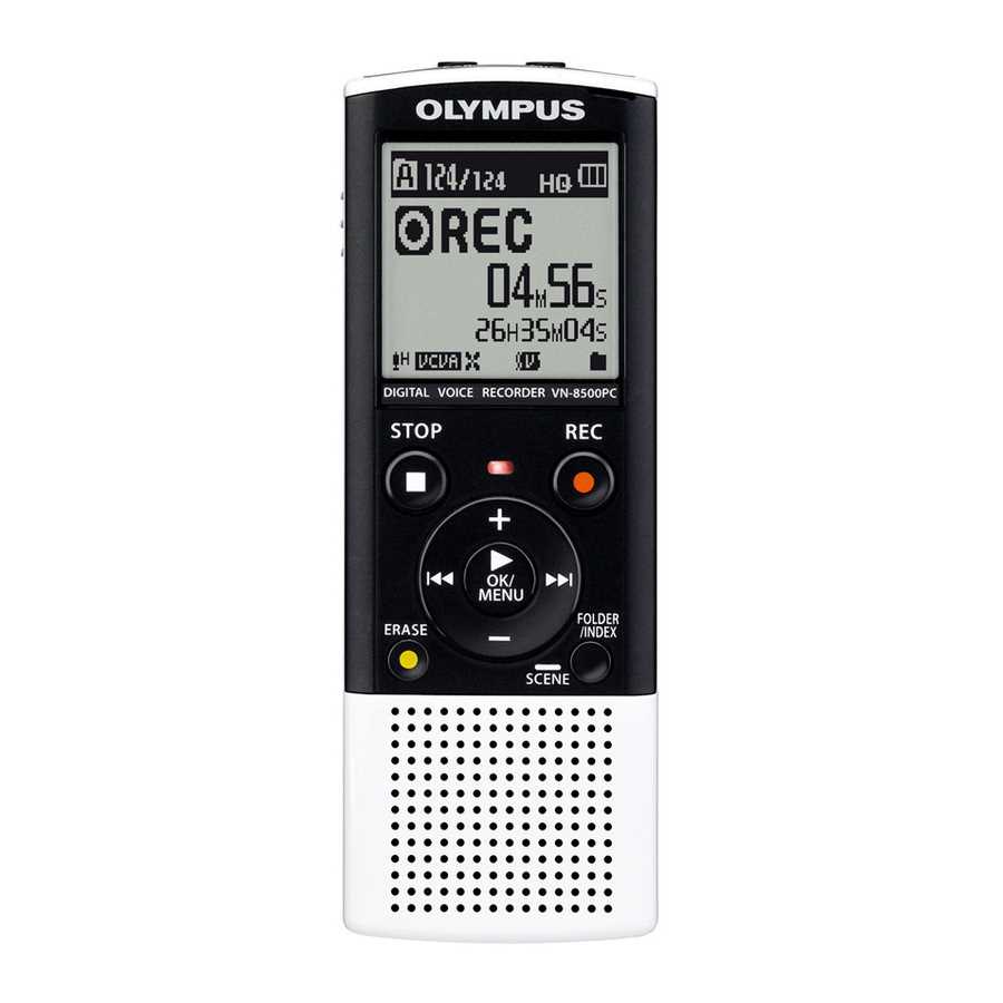 olympus vn 541pc k&auml;ytt&ouml;ohje pdf