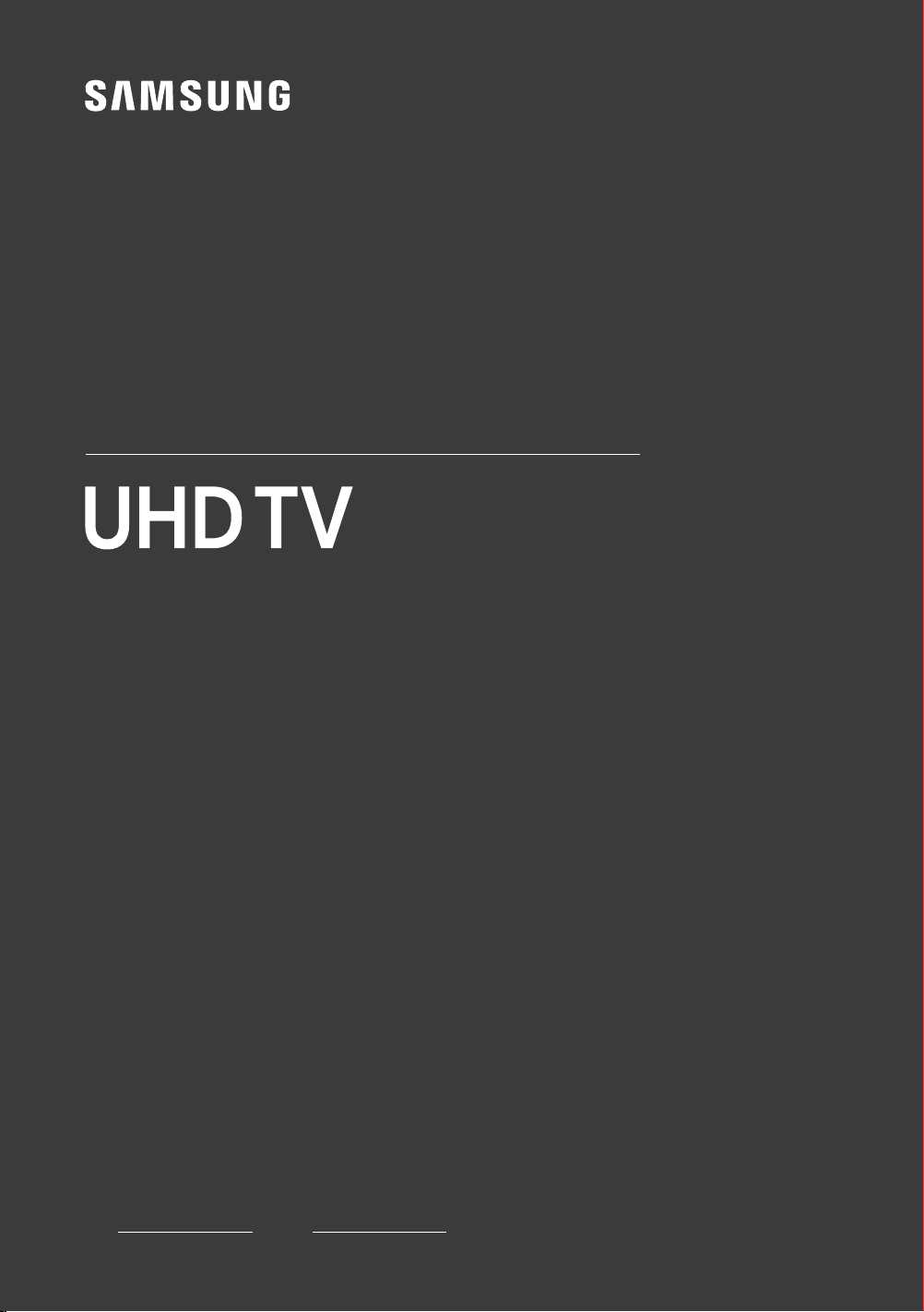 samsung uhd tv 6 series k&auml;ytt&ouml;ohje