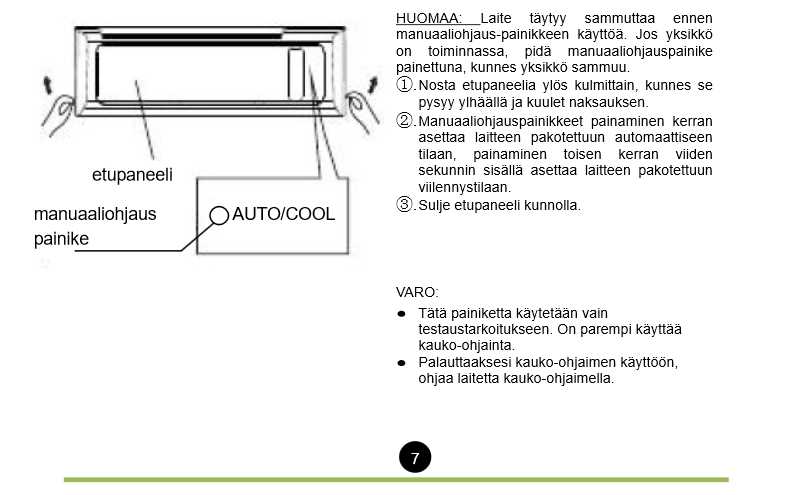 onnline ilmal&auml;mp&ouml;pumppu kaukos&auml;&auml;din k&auml;ytt&ouml;ohje
