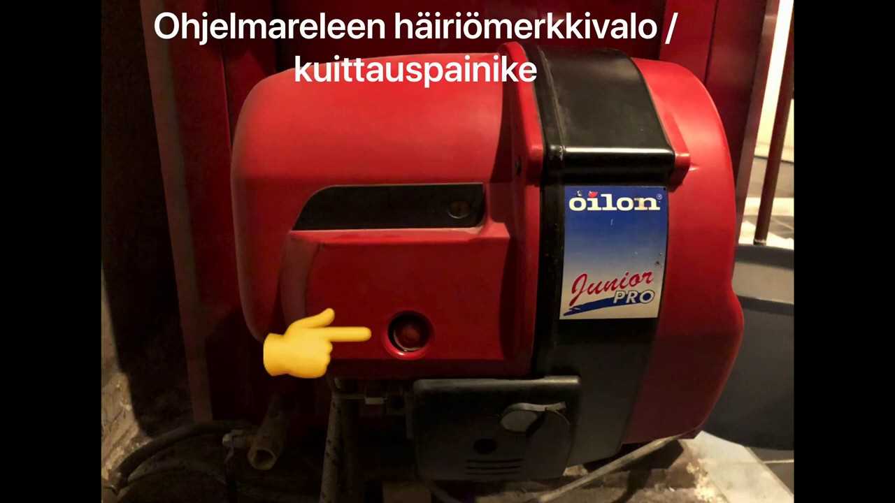 oilon junior f1 käyttöohje oilon junior f1 käyttöohje