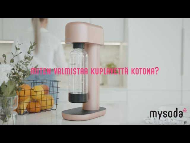my soda oasis evo k&auml;ytt&ouml;ohje
