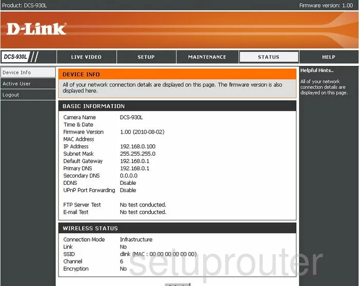 d link dcs 930l k&auml;ytt&ouml;ohje