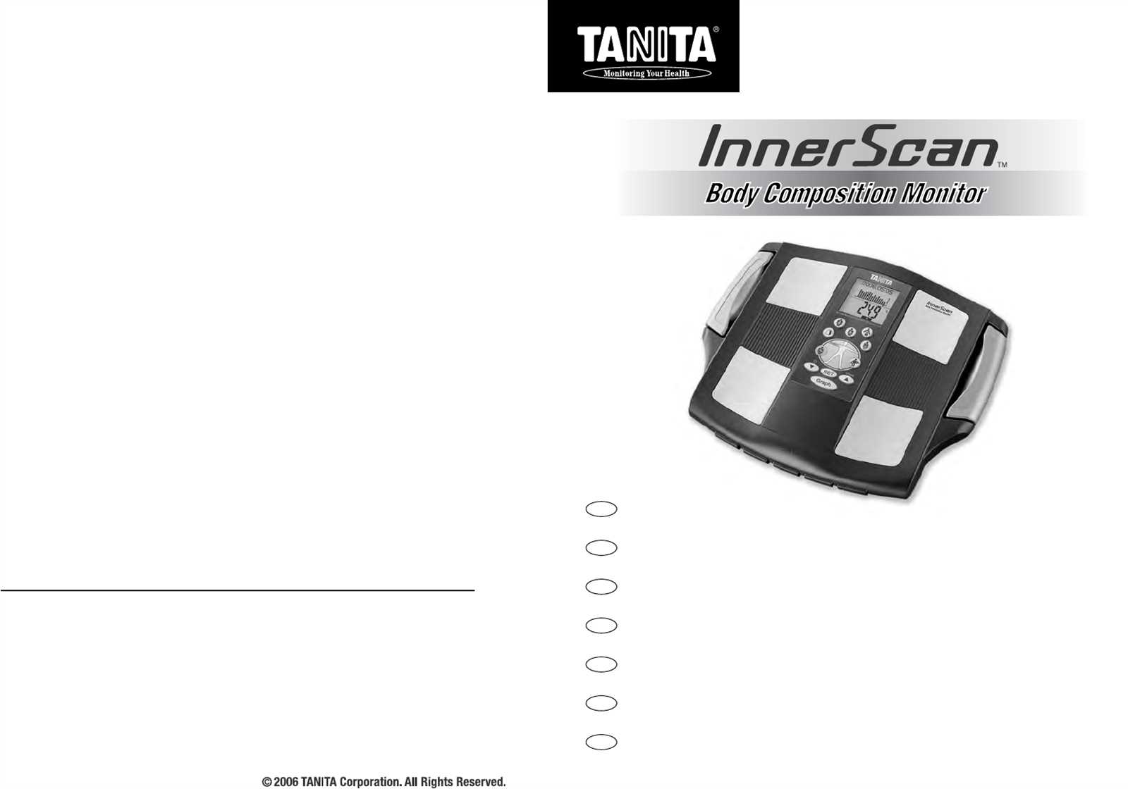 tanita innerscan k&auml;ytt&ouml;ohje bc 543
