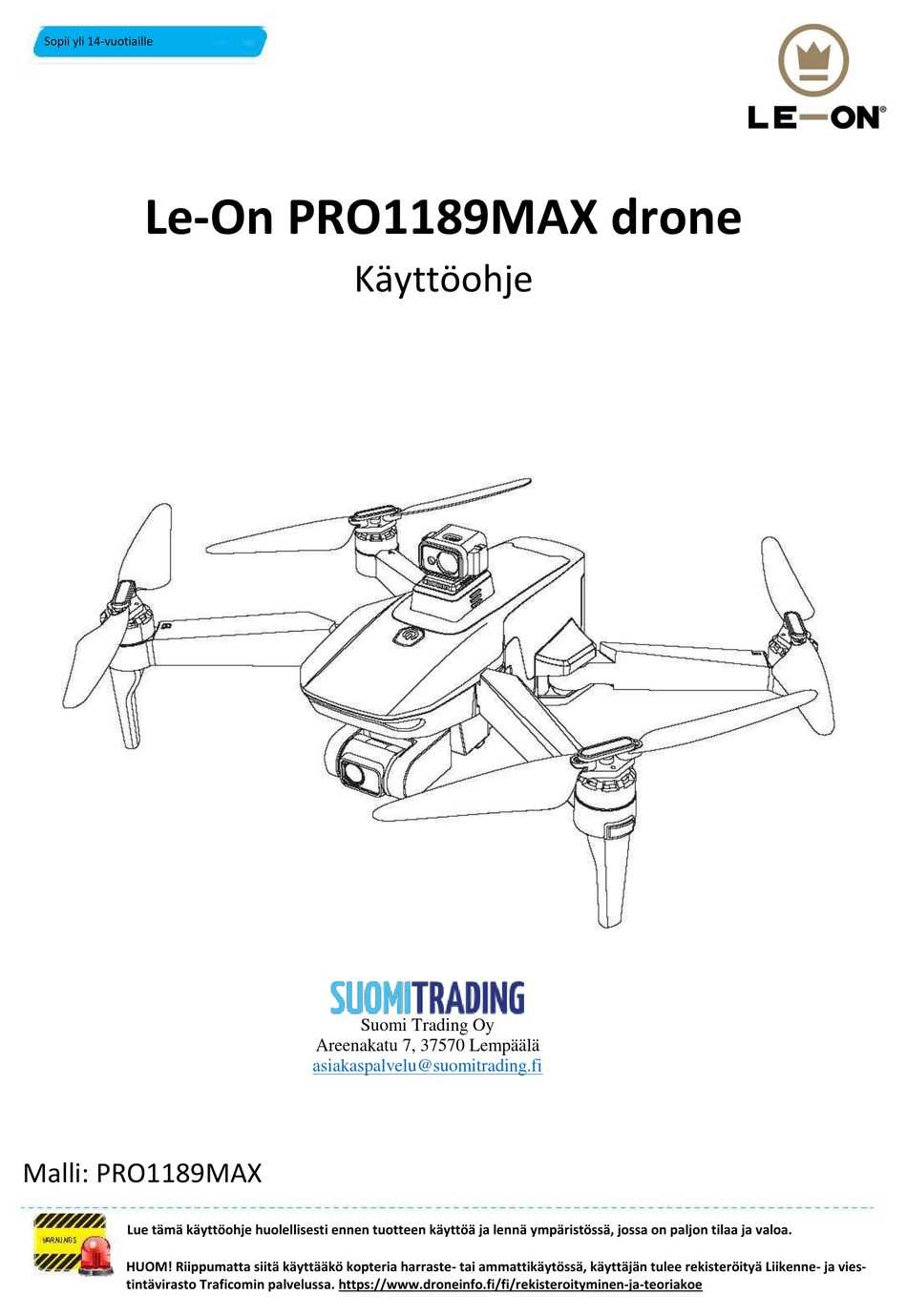 dji mavic mini k&auml;ytt&ouml;ohje