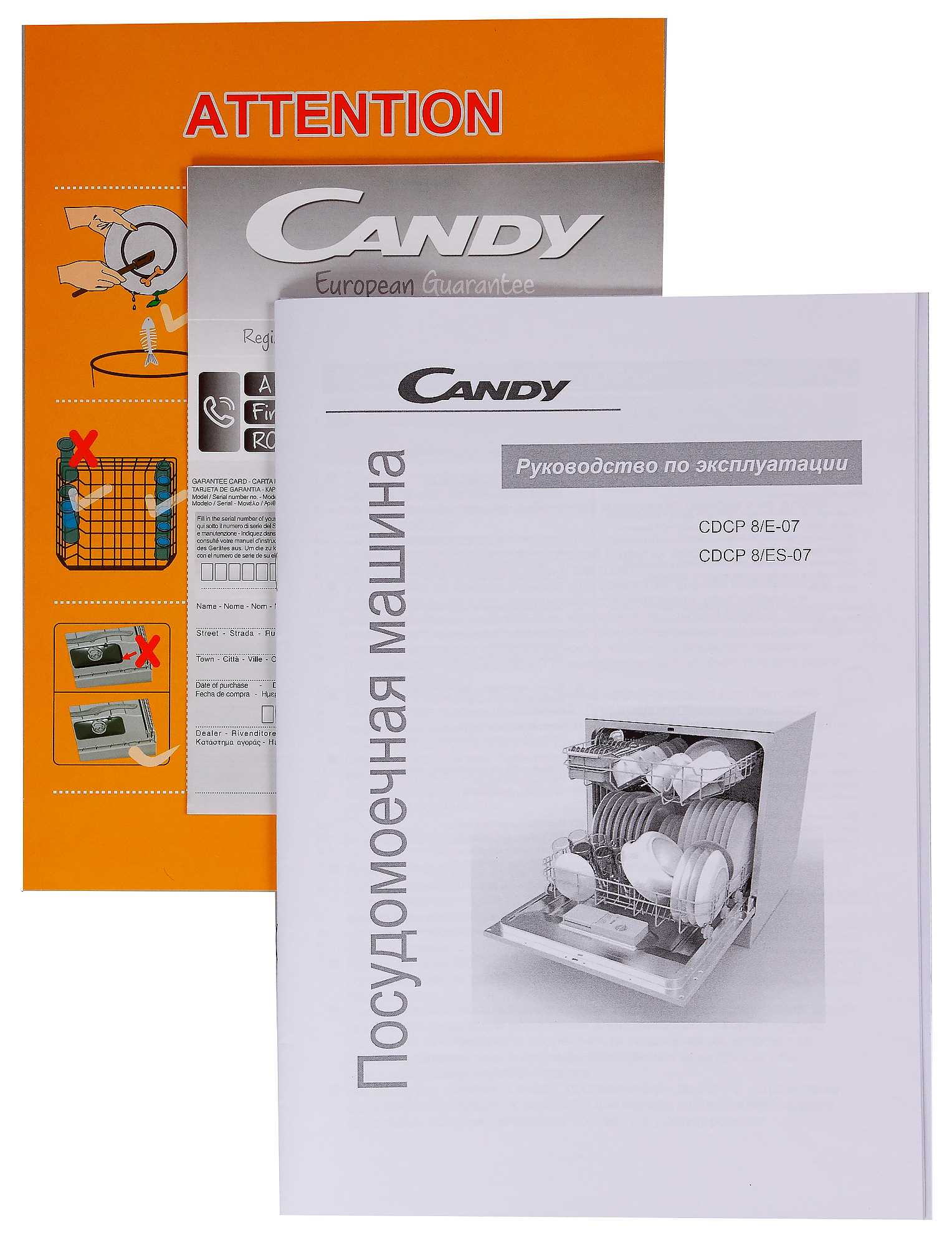 candy cdcp6 e k&auml;ytt&ouml;ohje