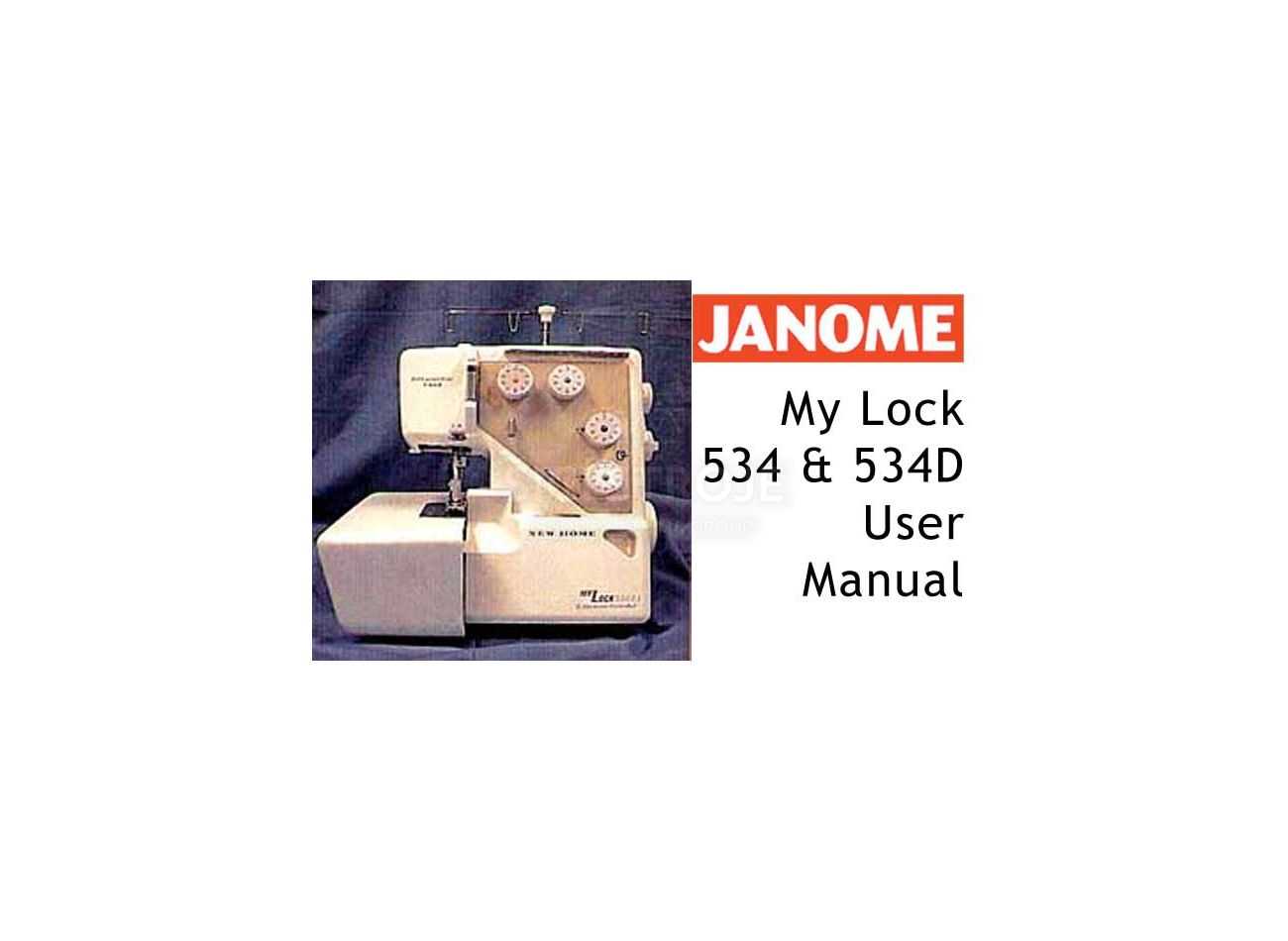 janome mylock 534d k&auml;ytt&ouml;ohje