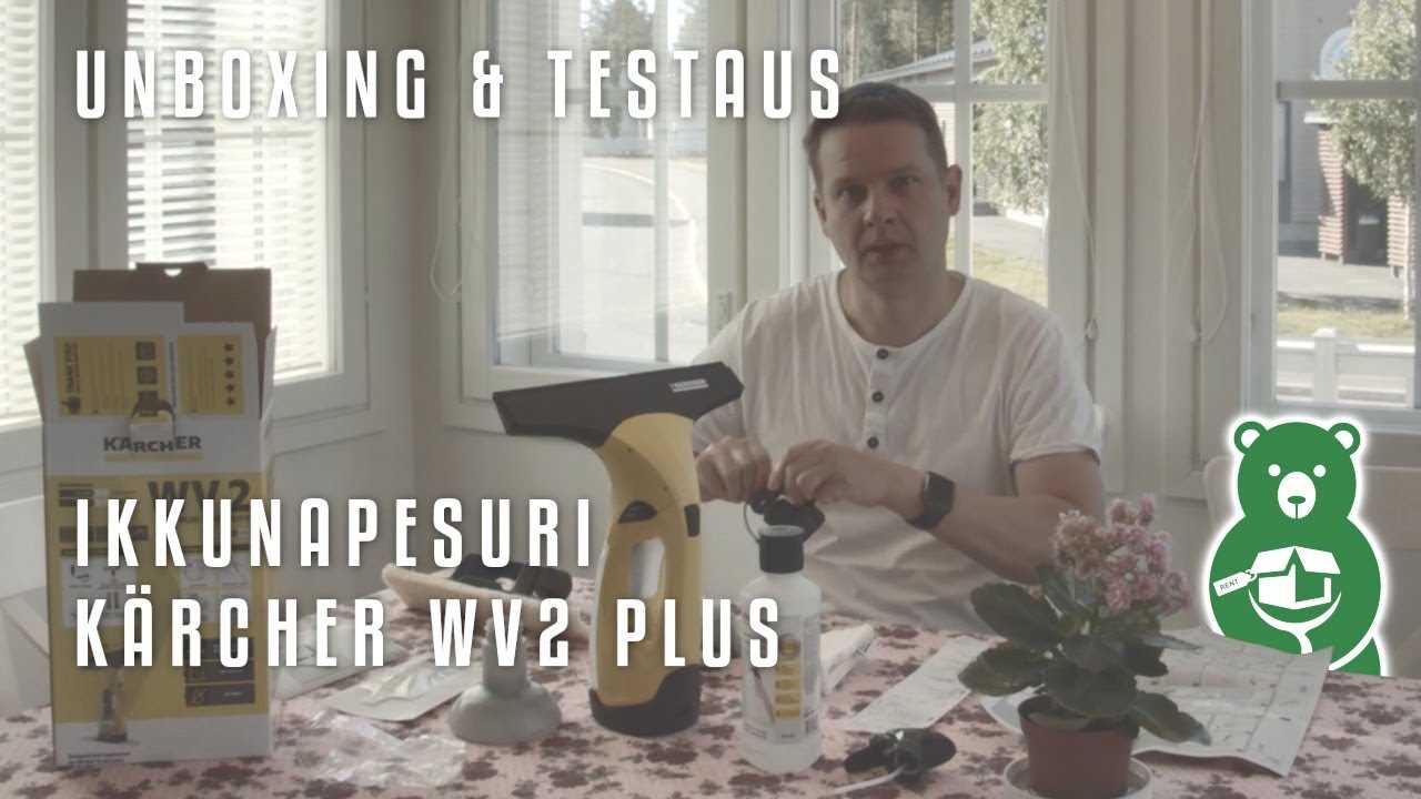 k&auml;rcher ikkunapesuri wv 75 k&auml;ytt&ouml;ohje