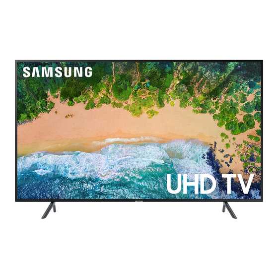 samsung uhd tv 6 series k&auml;ytt&ouml;ohje