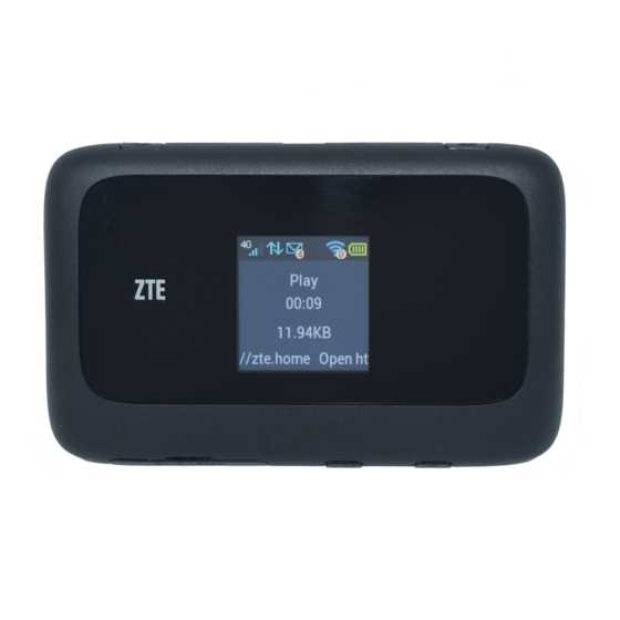 4g gateway zte k&auml;ytt&ouml;ohje
