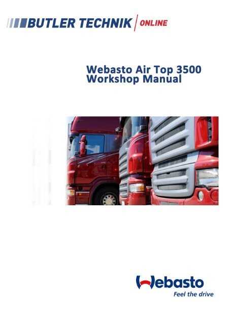 webasto air top 3500 k&auml;ytt&ouml;ohje