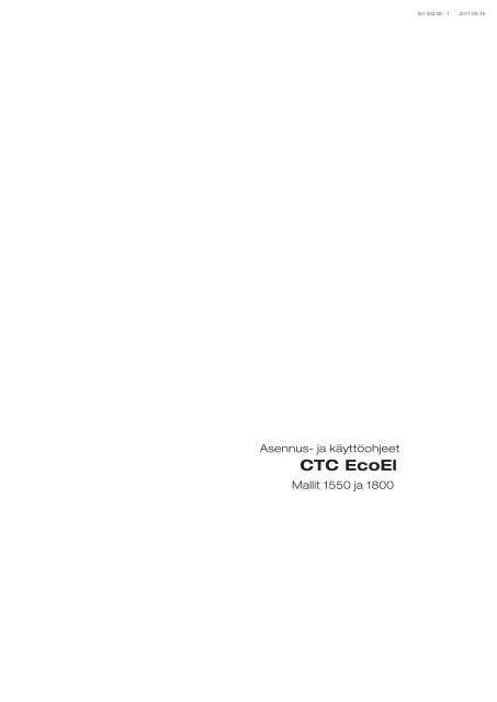 ctc eco el k&auml;ytt&ouml;ohje