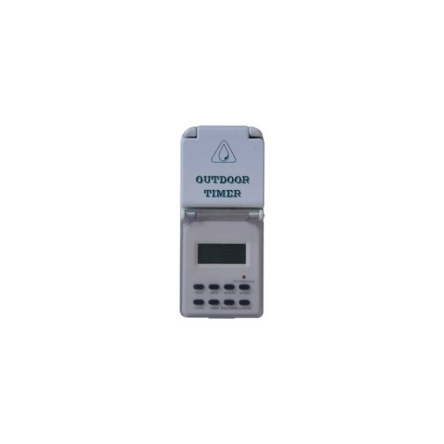 biltema outdoor digital timer k&auml;ytt&ouml;ohje
