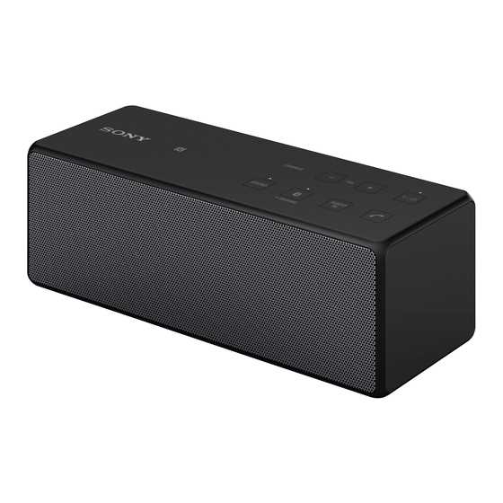sony srs x55 k&auml;ytt&ouml;ohje