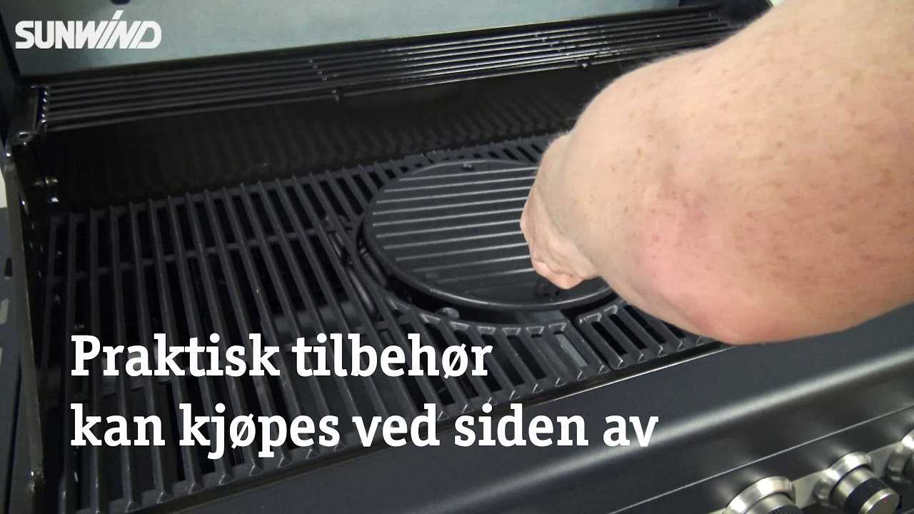 sunwind disa grilli k&auml;ytt&ouml;ohje