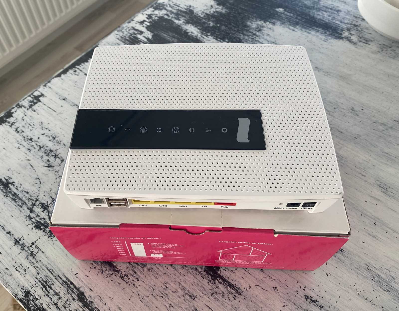 inteno dg200al ac k&auml;ytt&ouml;ohje wifi on