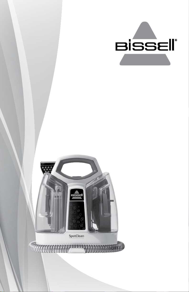 bissell spot clean tekstiilipesuri k&auml;ytt&ouml;ohje
