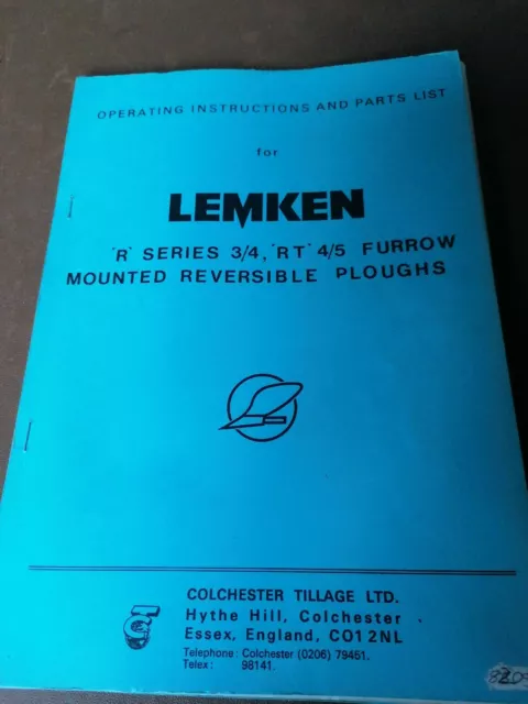 lemken opal 7 k&auml;ytt&ouml;ohjeet
