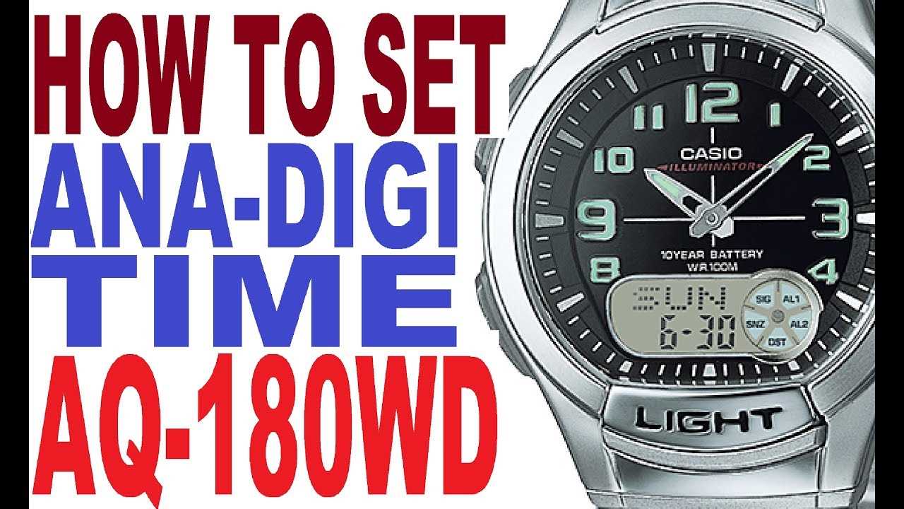 casio aq 180 k&auml;ytt&ouml;ohje