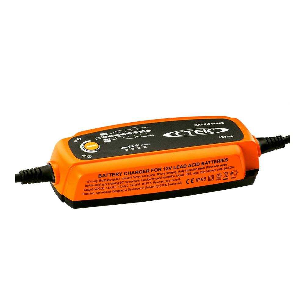 ctek yll&auml;pitolaturi mxs 5.0 polar 12 v 5 a k&auml;ytt&ouml;ohje