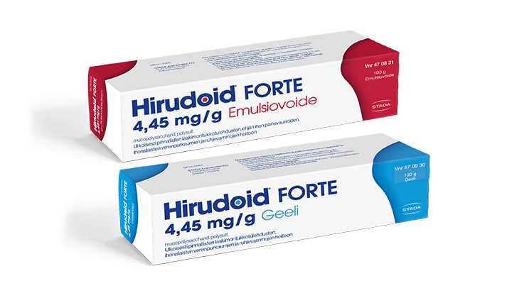 hirudoid forte emulsiovoide k&auml;ytt&ouml;ohje