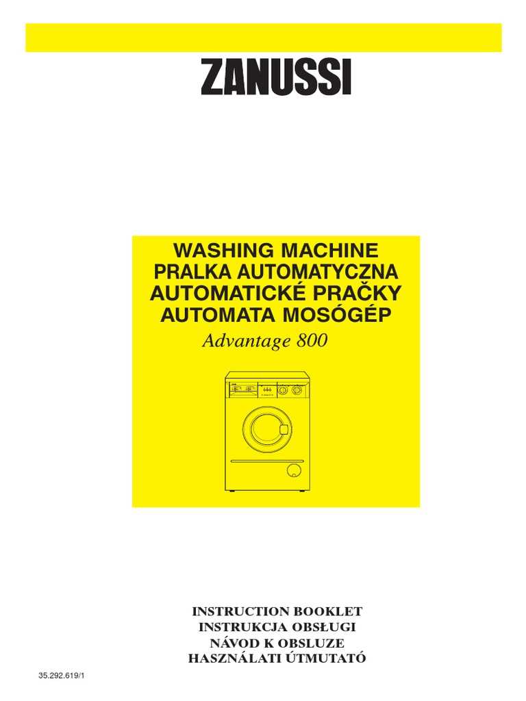 zanussi aquacycle 800 k&auml;ytt&ouml;ohje