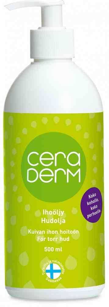 ceraderm intime hoito&ouml;ljy 100 ml k&auml;ytt&ouml;ohje