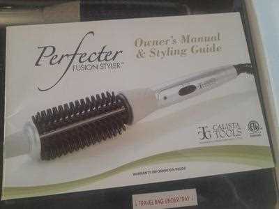 perfecter fusion styler k&auml;ytt&ouml;ohje