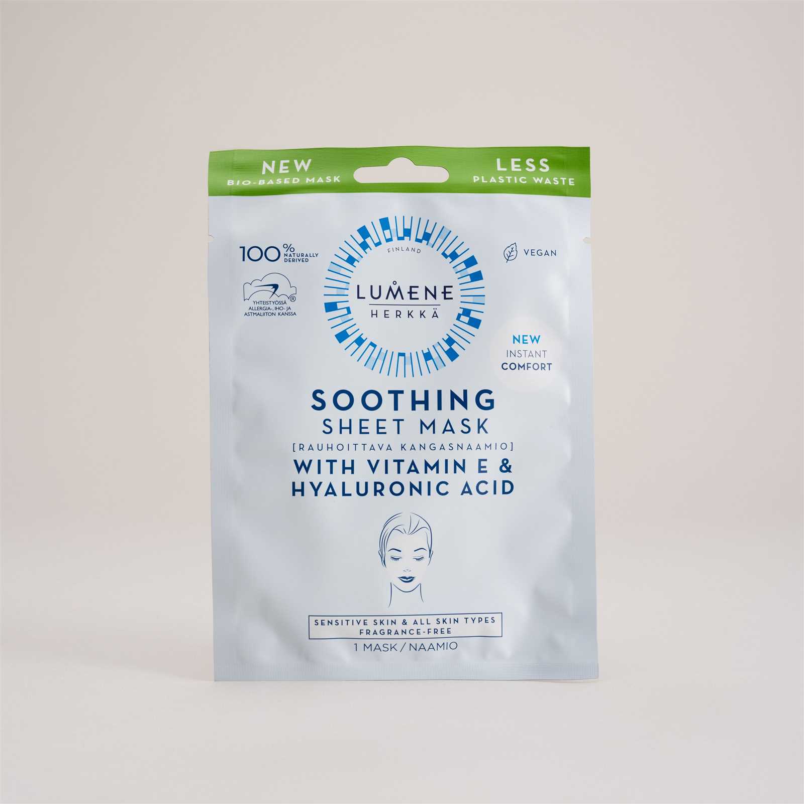 lumene compressed sheet mask k&auml;ytt&ouml;ohje